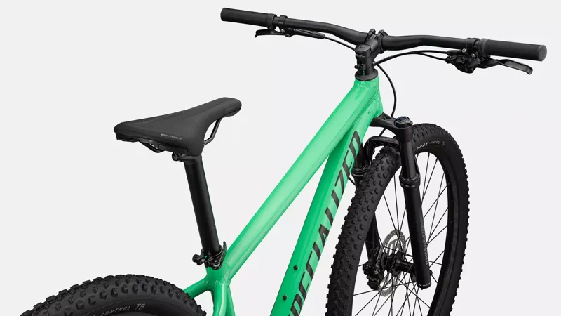 Specialized Rockhopper Expert Hardtail Mountain Bike 2025 in Gloss Electric Green/Dark Moss-2