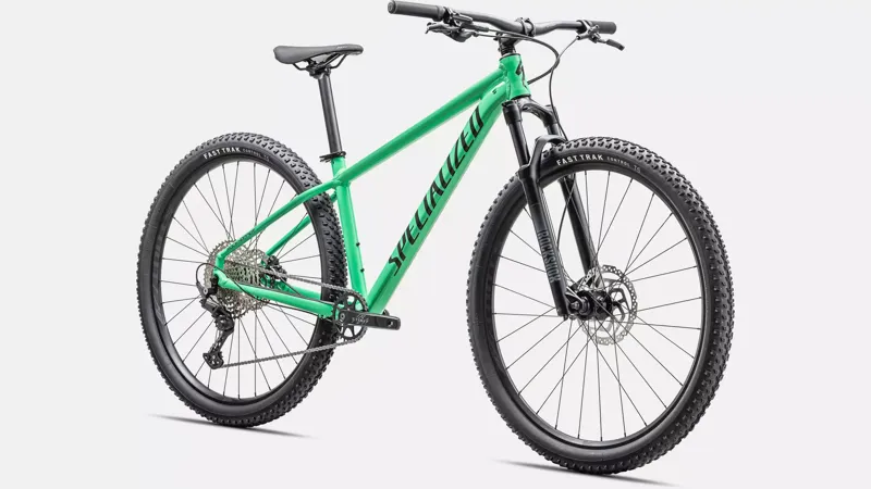 Specialized Rockhopper Expert Hardtail Mountain Bike 2025 in Gloss Electric Green/Dark Moss-4