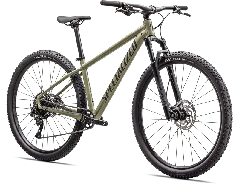 Specialized Rockhopper Comp Hardtail Mountain Bike 2025 in Gloss Metallic Spruce/Smoke-1