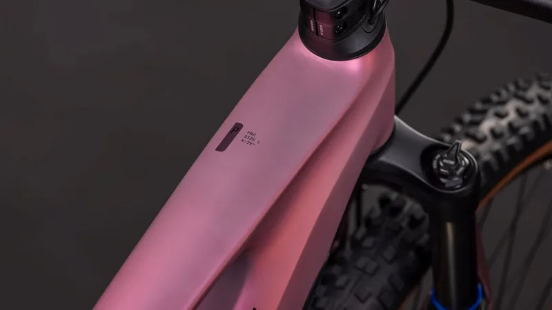 Cube Stereo Hybrid ONE44 Pro 800 Electric Full Suspension Mountain Bike 2026 in Shiftblush/Raisin-1