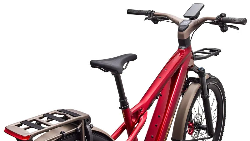 Specialized Turbo Vado 3 X 6.0 Electric Full Suspension Mountain Bike 2027 in Gloss Ruby Metallic-3