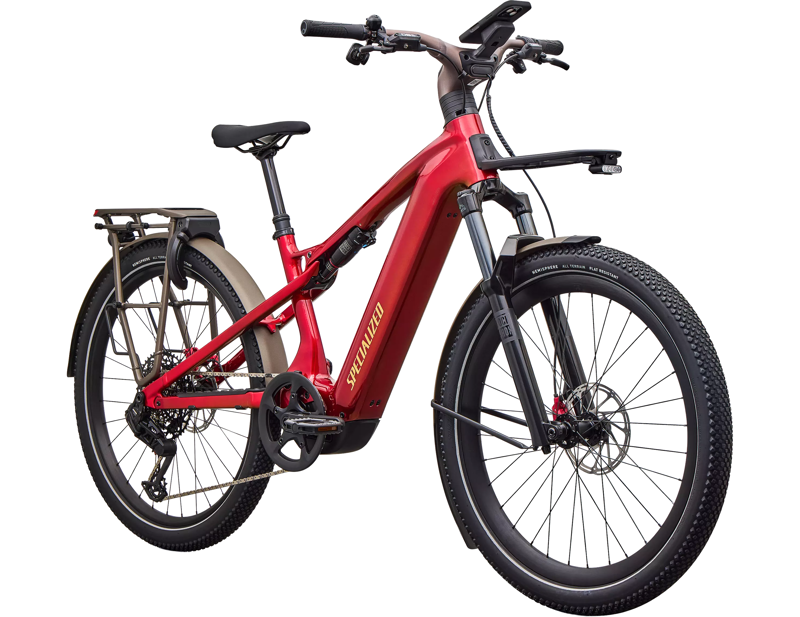 Specialized Turbo Vado 3 X 6.0 Electric Full Suspension Mountain Bike 2027 in Gloss Ruby Metallic-1