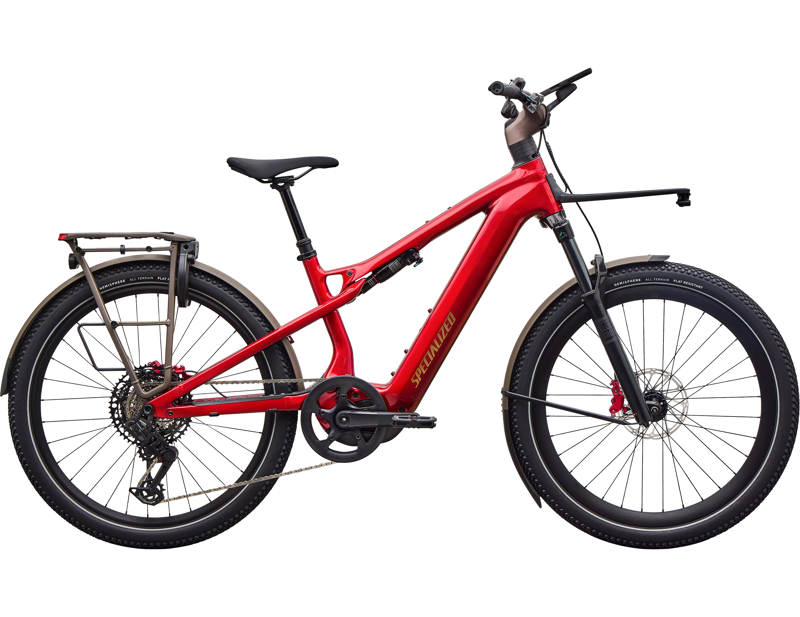 Specialized Turbo Vado 3 X 6.0 Electric Full Suspension Mountain Bike 2027 in Gloss Ruby Metallic