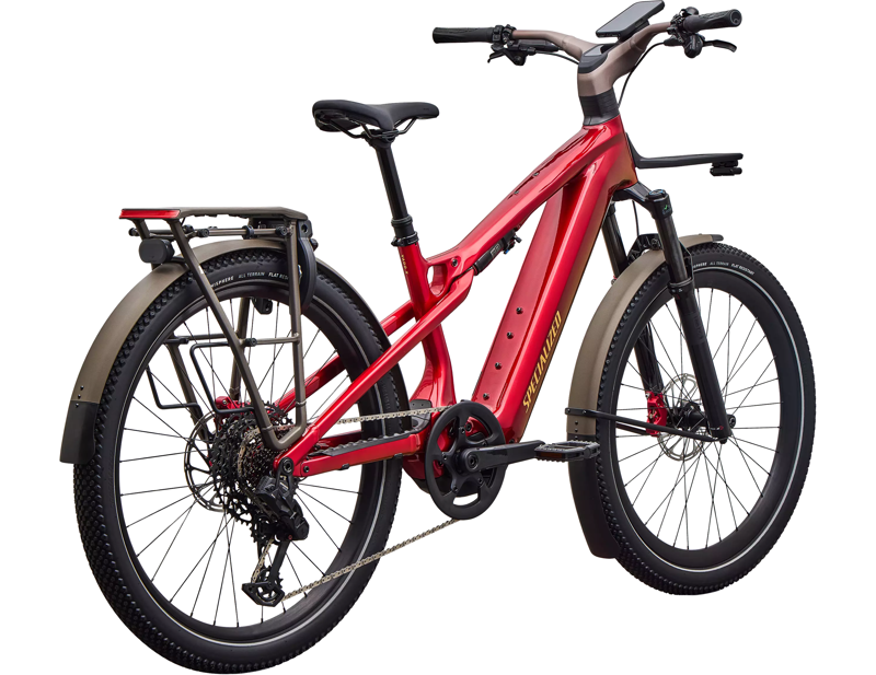 Specialized Turbo Vado 3 X 6.0 Electric Full Suspension Mountain Bike 2027 in Gloss Ruby Metallic-2
