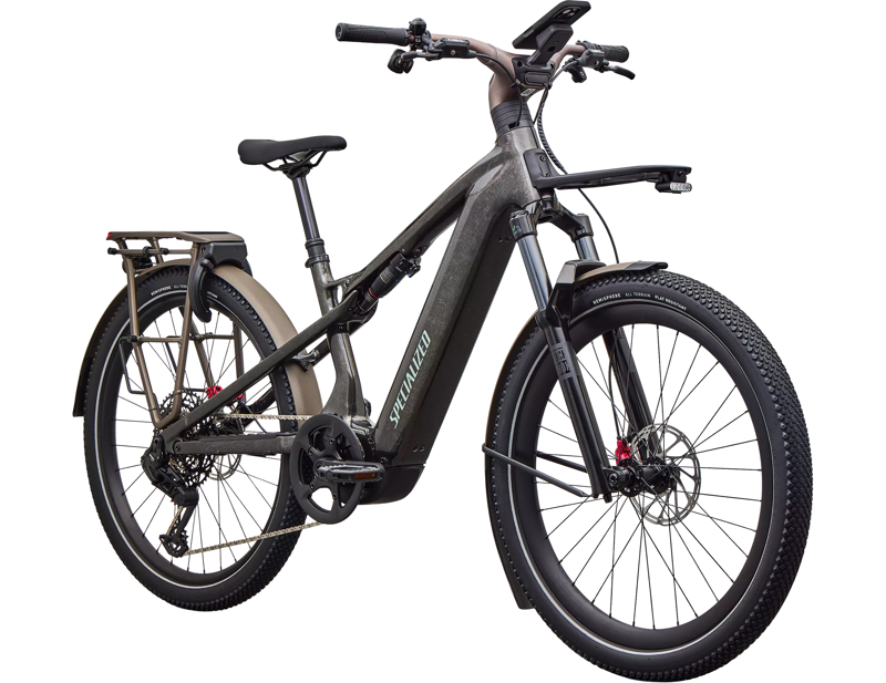 Specialized Turbo Vado 3 X 6.0 Electric Full Suspension Mountain Bike 2027 in Gloss Warm Smoke-1