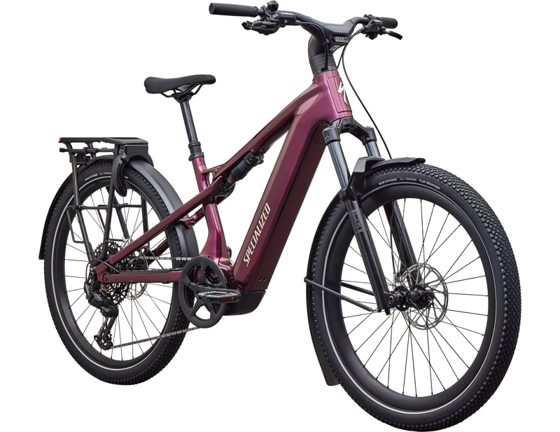 Specialized Turbo Vado 3 X 5.0 Electric Full Suspension Mountain Bike 2027 in Gloss Boreaux Metallic-1