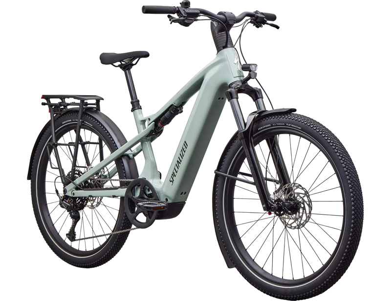 Specialized Turbo Vado 3 X 4.0 Electric Full Suspension Mountain Bike 2027 in Gloss Agave Grey-1