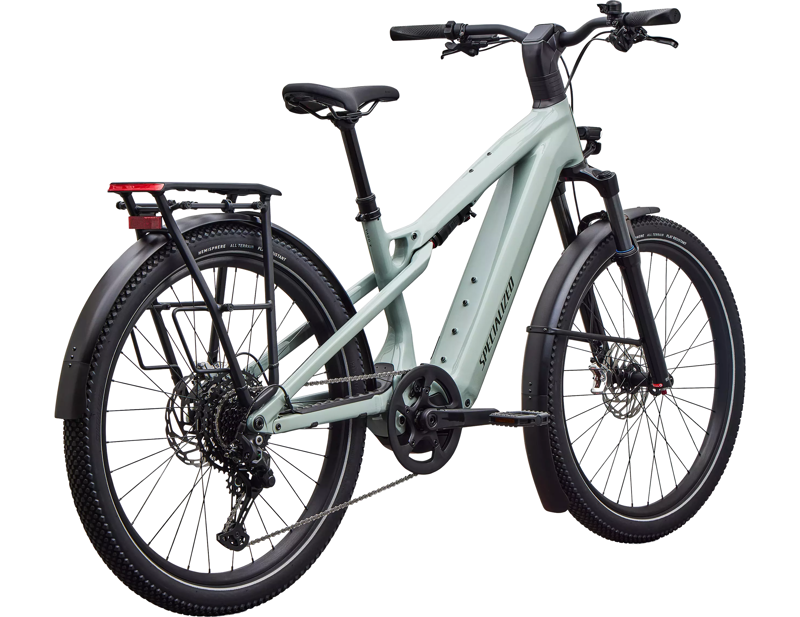 Specialized Turbo Vado 3 X 4.0 Electric Full Suspension Mountain Bike 2027 in Gloss Agave Grey-2