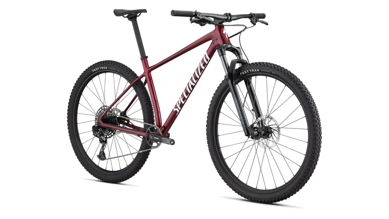Specialized Chisel Hardtail Mountain Bike 2026 in Gloss Maroon/White-1