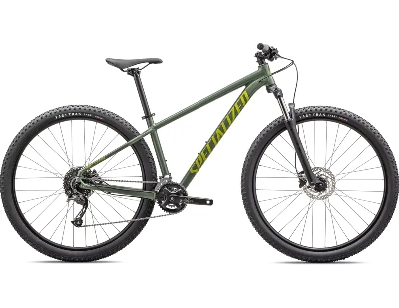 Specialized Rockhopper Hardtail Mountain Bike 2025 in Gloss Sage Green/Olive Green