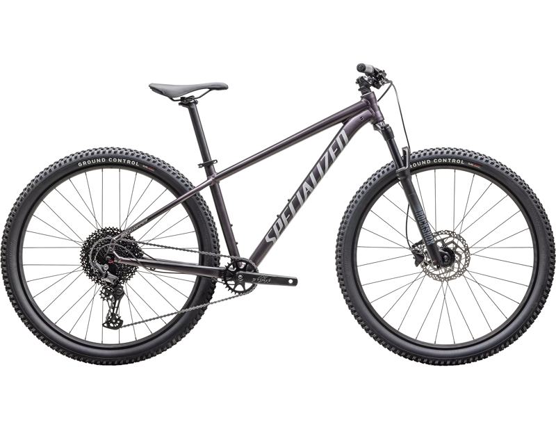Balfes Bikes Specialized Rockhopper Comp Hardtail Mountain Bike 2026 in Satin Nebula Metallic / Dolomite Metallic | Free postage over £30, £10 off first order, price match & 0% finance.
