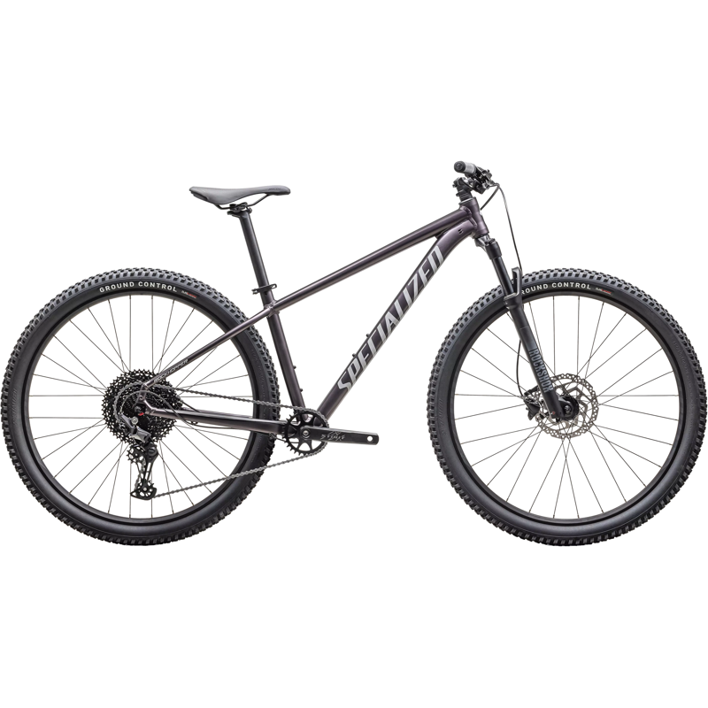 Balfes Bikes Specialized Rockhopper Comp Hardtail Mountain Bike 2026 in Satin Nebula Metallic / Dolomite Metallic | Free postage over £30, £10 off first order, price match & 0% finance.