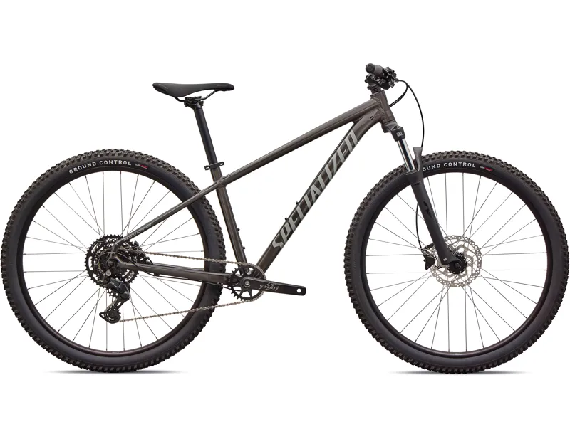 Balfes Bikes Specialized Rockhopper Sport Hardtail Mountain Bike 2026 in Gloss Smoke / Cool Grey | Free postage over £30, £10 off first order, price match & 0% finance.