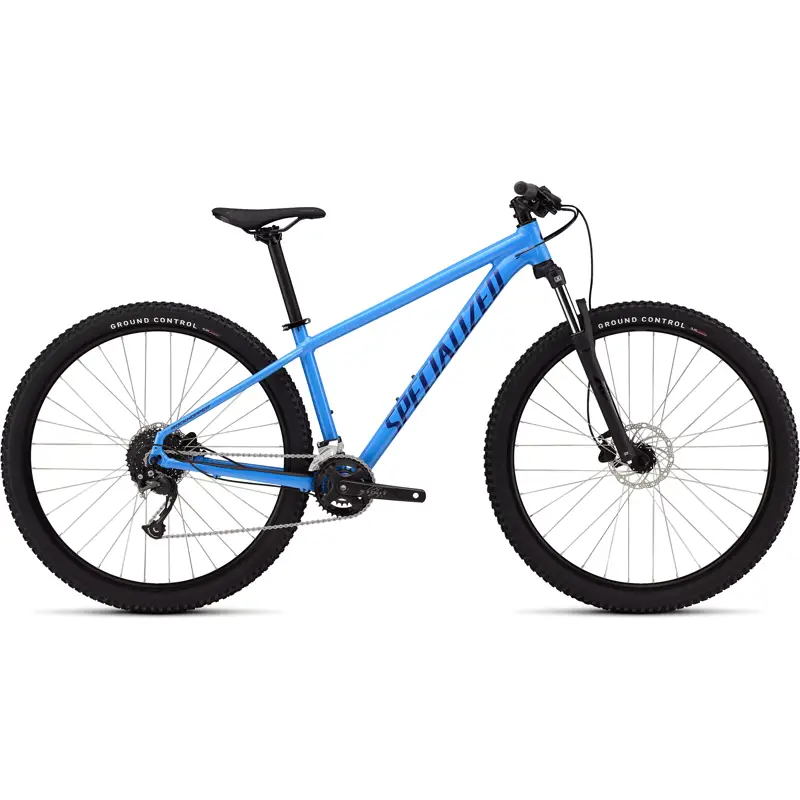 Balfes Bikes Specialized Rockhopper Hardtail Mountain Bike 2026 in Gloss Sky Blue / Majesty Blue Mettalic | Free postage over £30, £10 off first order, price match & 0% finance.