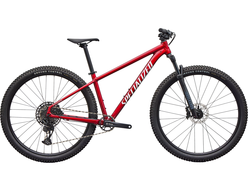 Specialized Rockhopper Expert Hardtail Mountain Bike 2027 in Red Tint