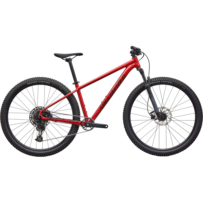 Balfes Bikes Specialized Rockhopper Comp Hardtail Mountain Bike 2027 in Gloss Cayenne Metallic | Free postage over £30, £10 off first order, price match & 0% finance.