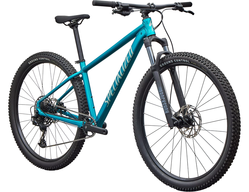 Specialized Rockhopper Comp Hardtail Mountain Bike 2027 in Gloss Teal Tint-2