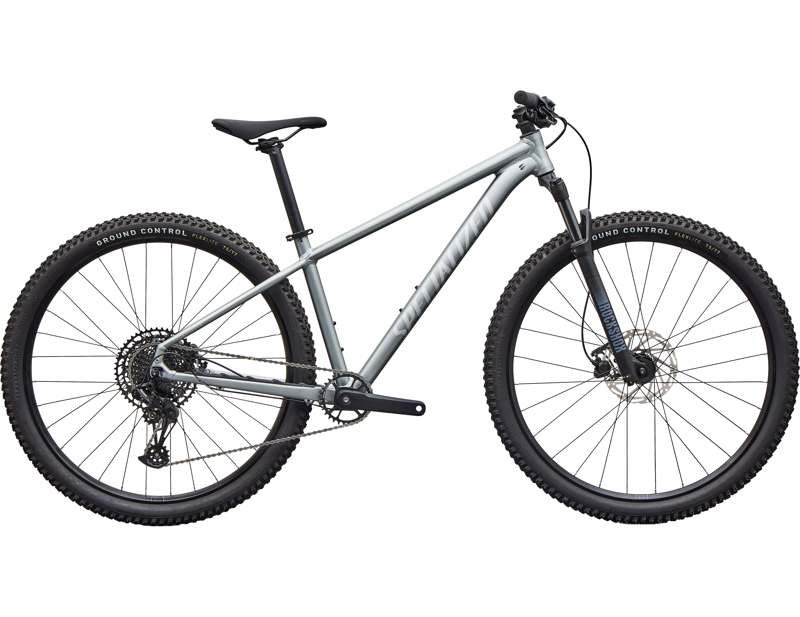 Specialized Rockhopper Comp Hardtail Mountain Bike 2027 in Satin Shadow Silver