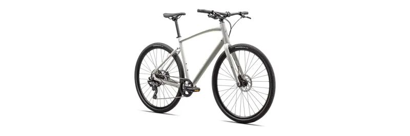 Specialized Sirrus X 2.0 Hybrid Bike 2025 in White/ Dove Grey Reflective-1