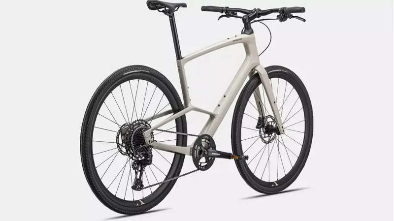 Specialized Sirrus X 5.0 Hybrid Bike 2024 in Gloss White Mountains-2