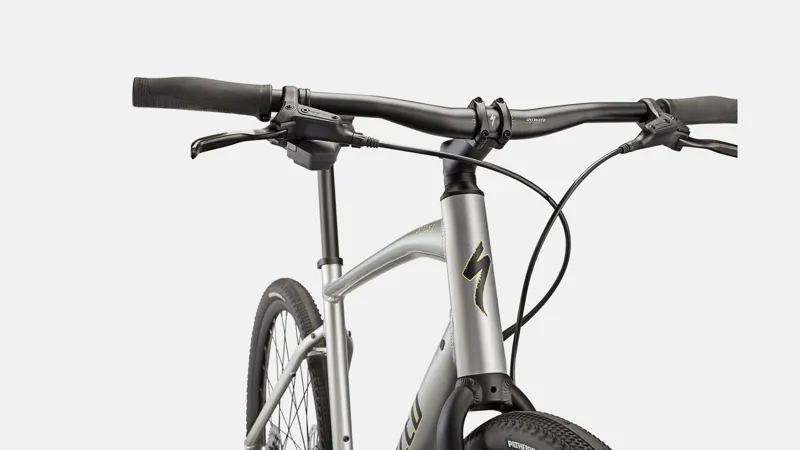 Specialized Sirrus X 3.0 Hybrid Bike 2025 in Silver/Ice Yellow/Black-1