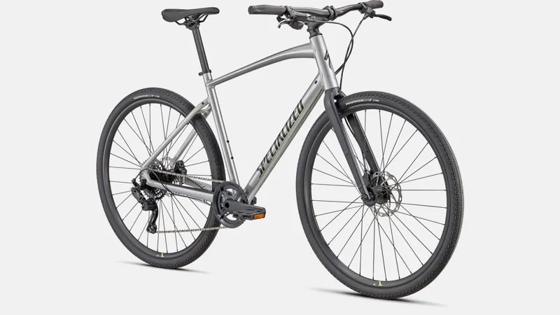 Specialized Sirrus X 3.0 Hybrid Bike 2025 in Silver/Ice Yellow/Black-3