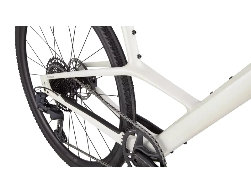 Specialized Sirrus X 6.0 Hybrid Bike 2025 in Dune White/ Obsidian Reflective-5