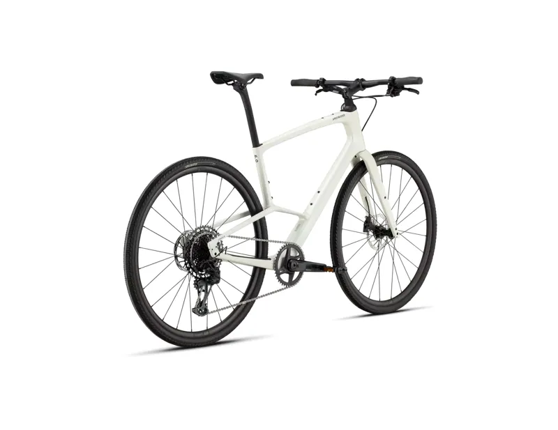 Specialized Sirrus X 6.0 Hybrid Bike 2025 in Dune White/ Obsidian Reflective-3
