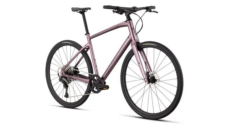 Specialized Sirrus X 4.0 Hybrid Bike 2026 in Gloss Quartz Metallic / Bordeaux Metallic Frost Reflective-1