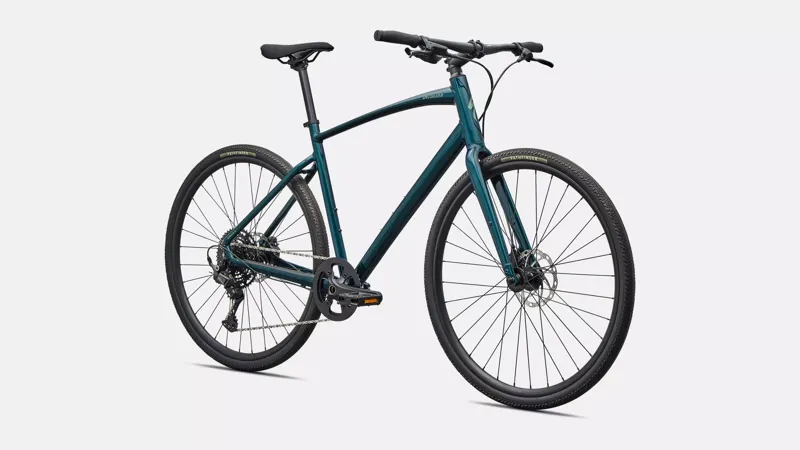 Specialized Sirrus X 3.0 Hybrid Bike 2026 in Gloss Emerald Metallic / Fjord Metallic Frost Reflective-1