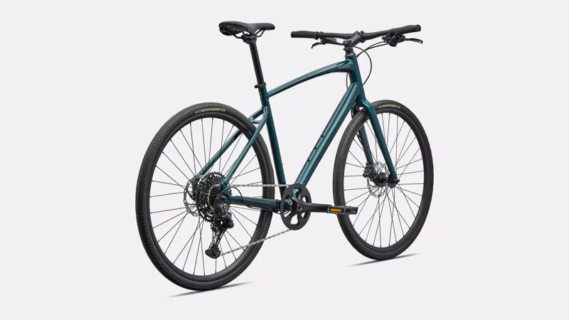 Specialized Sirrus X 3.0 Hybrid Bike 2026 in Gloss Emerald Metallic / Fjord Metallic Frost Reflective-2