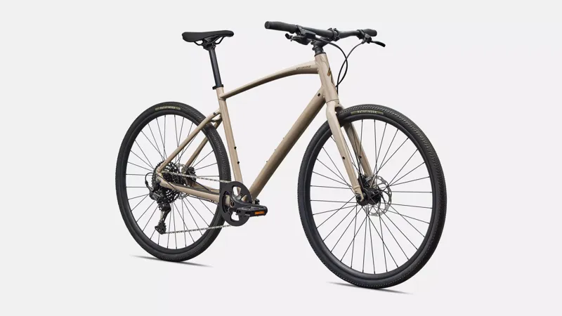 Specialized Sirrus X 3.0 Hybrid Bike 2026 in Gloss Sandstone Metallic / Burnt Gold-1
