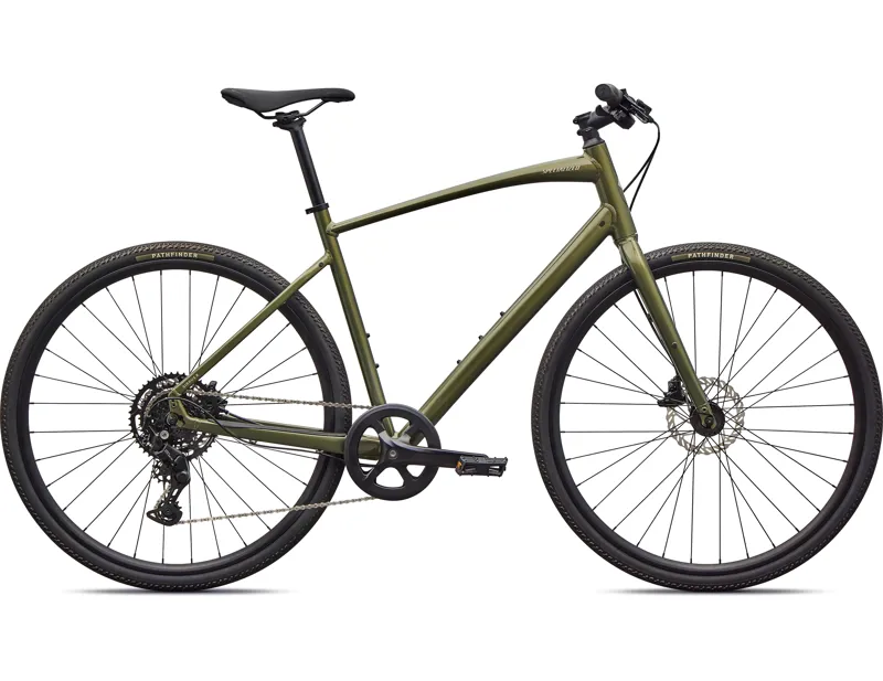 Balfes Bikes Specialized Sirrus X 2.0 Hybrid Bike 2026 in Gloss Laruel Green Metallic | Free postage over £30, £10 off first order, price match & 0% finance.