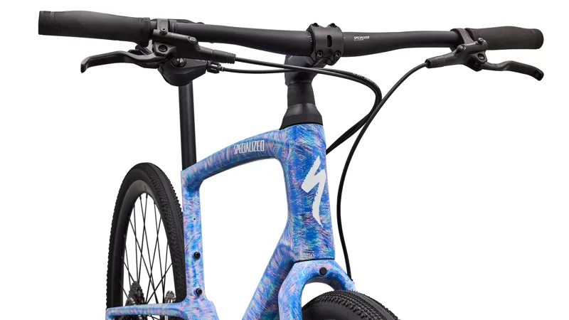 Specialized Sirrus X 5.0 Hybrid Bike 2026 in Gloss Dry Brushed Sky Blue / Oasis / Purple Haze-4