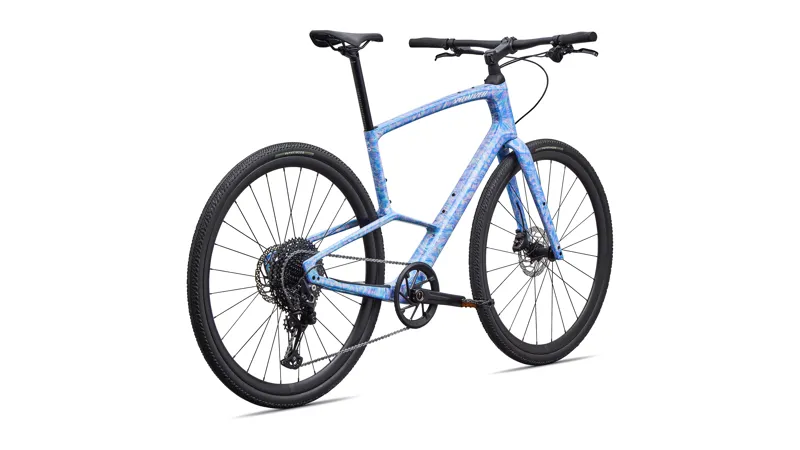 Specialized Sirrus X 5.0 Hybrid Bike 2026 in Gloss Dry Brushed Sky Blue / Oasis / Purple Haze-1