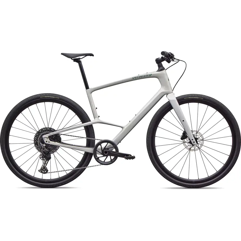 Balfes Bikes Specialized Sirrus X 5.0 Hybrid Bike 2027 in Gloss Dolomite Metallic / Fjord Metallic Frost Reflective | Free postage over £30, £10 off first order, price match & 0% finance.