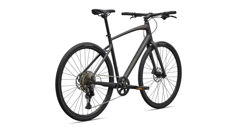 Specialized Sirrus X 3.0 Hybrid Bike 2026 in Satin Metallic Obsidian / Burnt Gold Metallic Frost Reflective-1