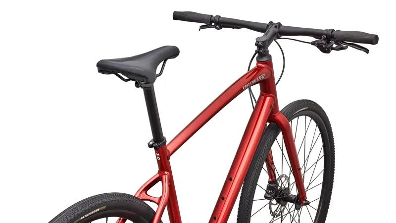 Specialized Sirrus X 3.0 Hybrid Bike 2026 in Gloss Cayenne Metallic / Dolomite Metallic Frost Reflective-3