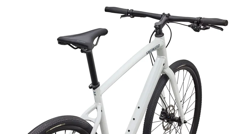 Specialized Sirrus X 3.0 Hybrid Bike 2026 in Gloss Metallic White Silver / Metallic Deep Marine Frost Reflective-3