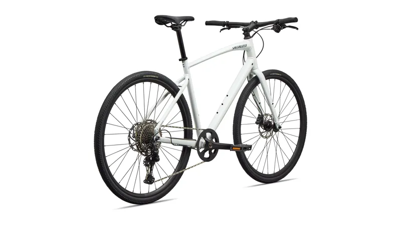 Specialized Sirrus X 3.0 Hybrid Bike 2026 in Gloss Metallic White Silver / Metallic Deep Marine Frost Reflective-1