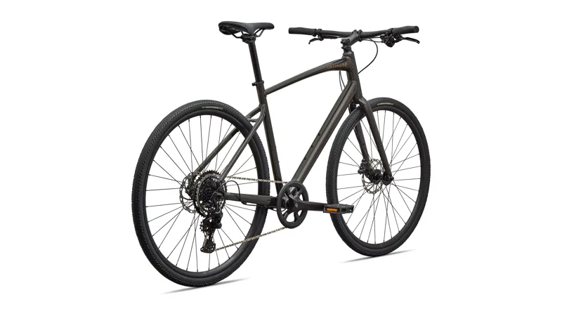 Specialized Sirrus X 2.0 Hybrid Bike 2026 in Gloss Metallic Obsidian / Burnt Gold Metallic Frost Reflective-2