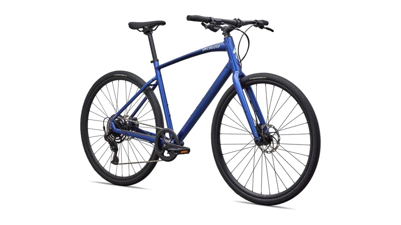 Specialized Sirrus X 2.0 Hybrid Bike 2026 in Gloss Pacific Blue / Metallic White Silver-1