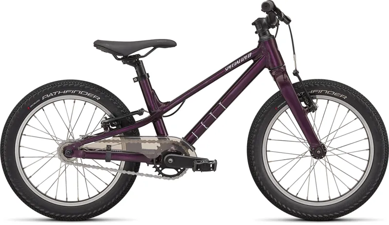 Specialized Jett 16 inch Kids Bike 2024 in Gloss Cast Berry UV Lilac