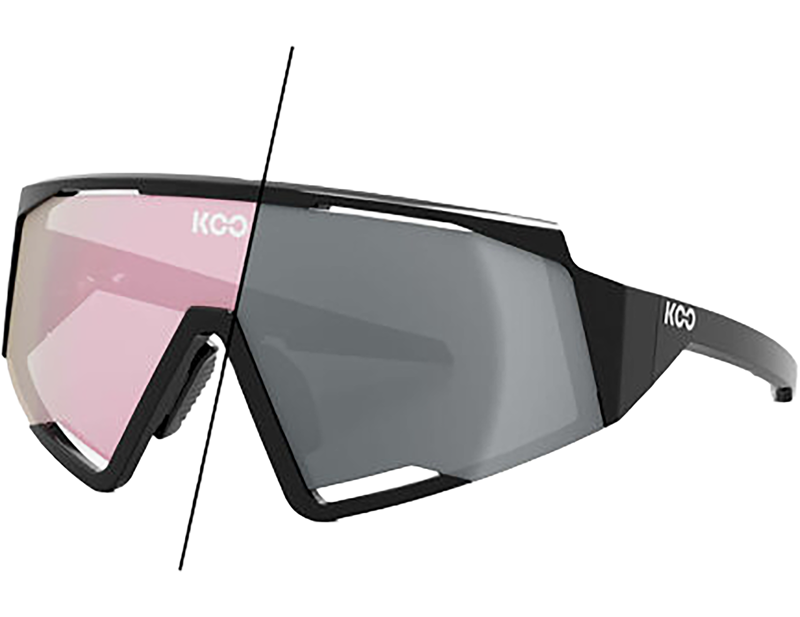 Balfes Bikes Koo Spectro Sunglasses in Black/Photochromic Pink | Free postage over £30, £10 off first order, price match & 0% finance.