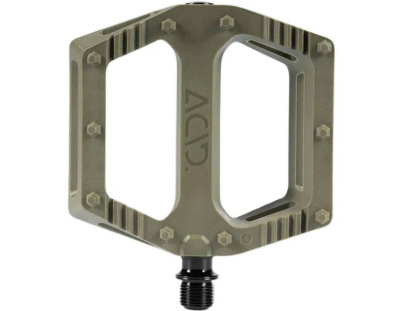 Balfes Bikes Acid ACID C6-ZP FLAT PEDALS in Olive | Free postage over £30, £10 off first order, price match & 0% finance.