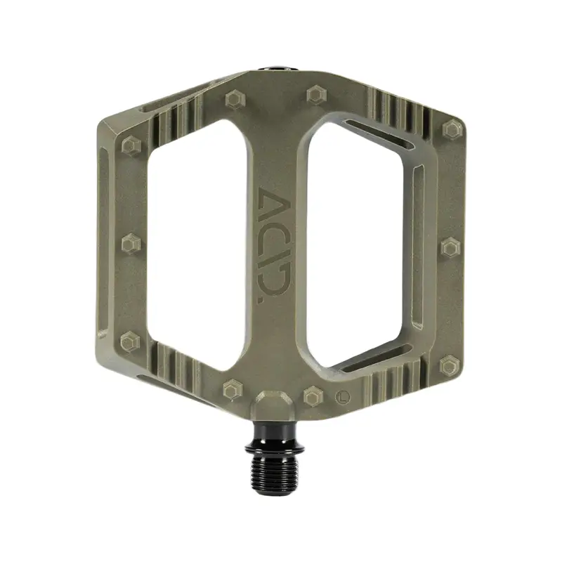 Balfes Bikes Acid ACID C6-ZP FLAT PEDALS in Olive | Free postage over £30, £10 off first order, price match & 0% finance.