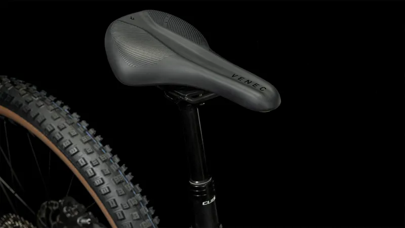 Cube Stereo 140 HPC Rookie Kid's Bike 2024 in Grey/Olive-2