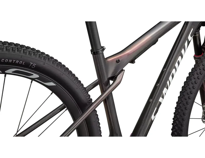 Specialized S-Works Epic World Cup Full Suspension Mountain Bike 2026 in Carbon/Red Pearl/Chameleon Fade-6