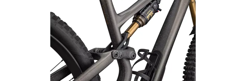 Specialized S-Works Stumpjumper 15 T-Type Full Suspension Mountain Bike 2025 in Satin Gunmetal Clay White-8