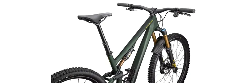 Specialized Stumpjumper 15 Pro T-Type Full Suspension Mountain Bike 2025 in Satin Green Tint-3